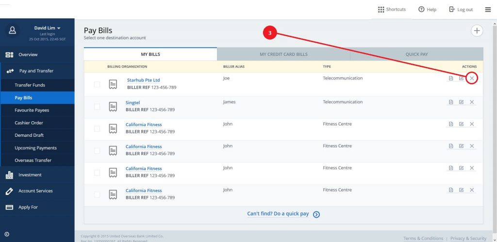 √ How to Delete Payee in UOB Internet Banking PIB